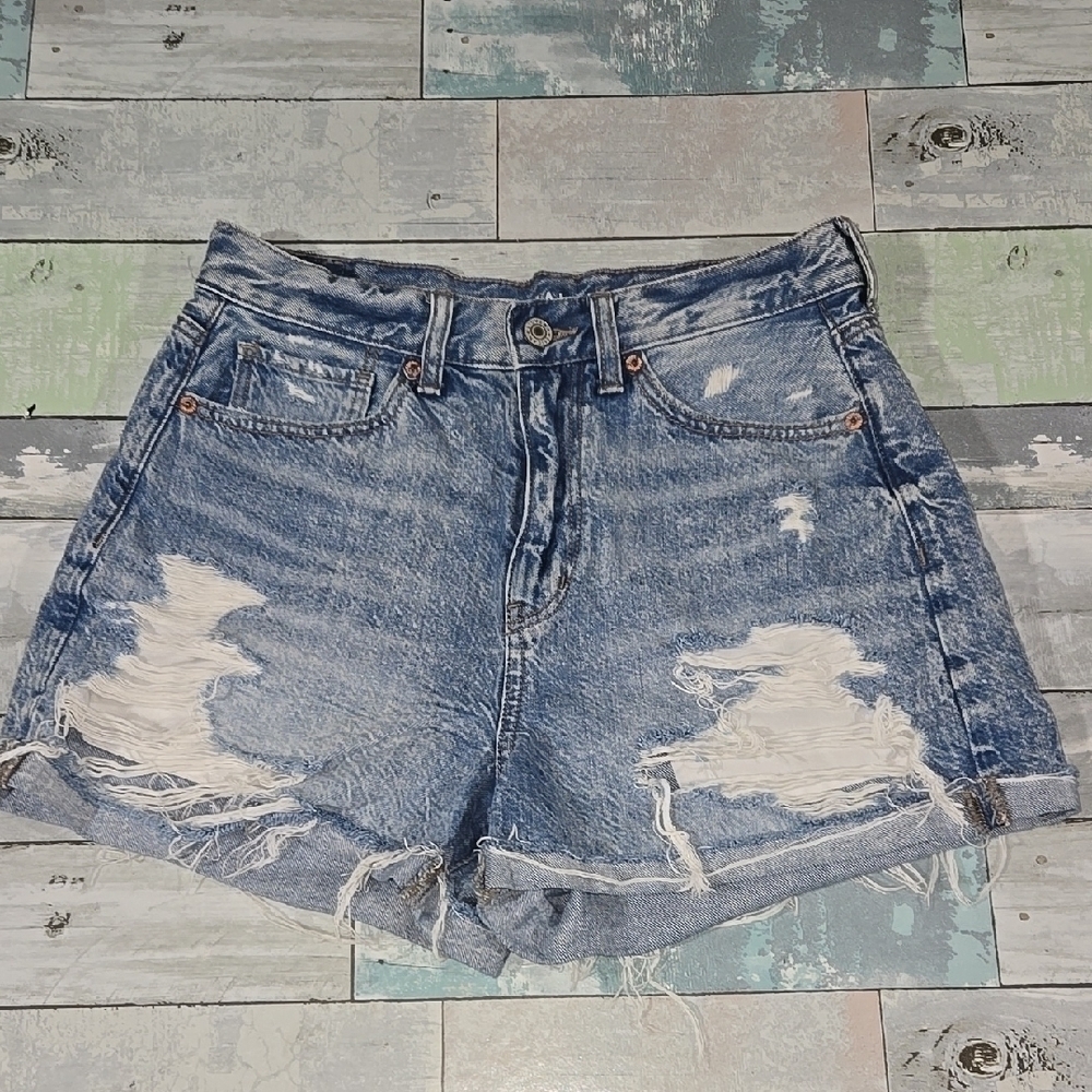 American Eagle A&E "Mom Shorts" Jean Shorts Size 4